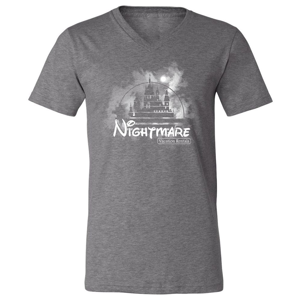 Unisex V-Neck T-Shirt - V5VL7HE7 - Deep Heather - 13