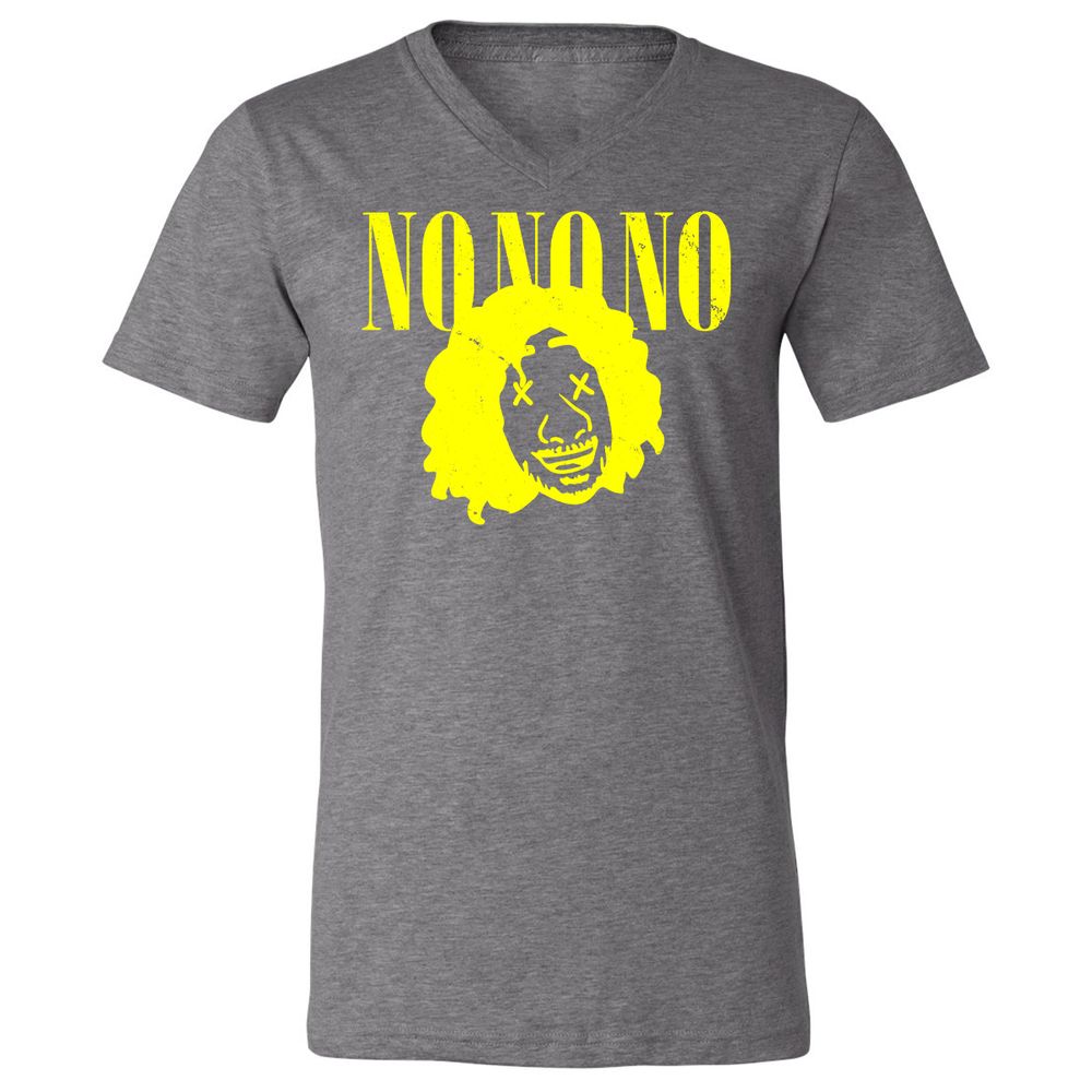 Unisex V-Neck T-Shirt - KUMC9B4Q - Deep Heather - 13