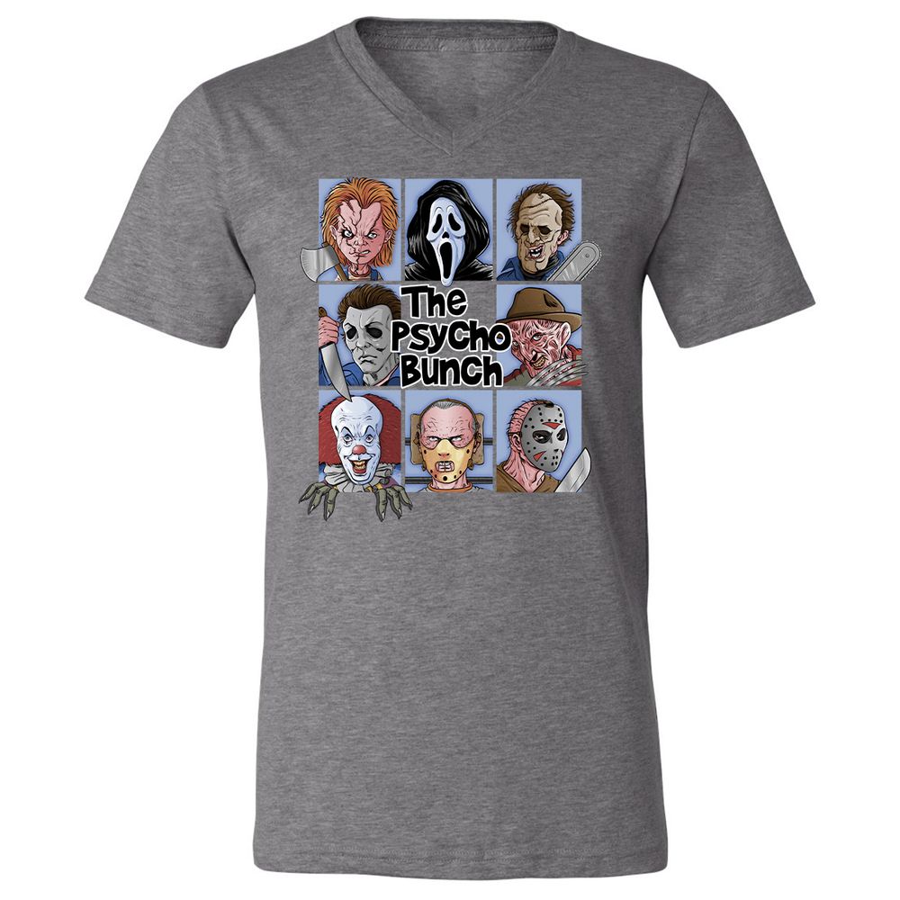 Unisex V-Neck T-Shirt - J45317TE - Deep Heather - 13