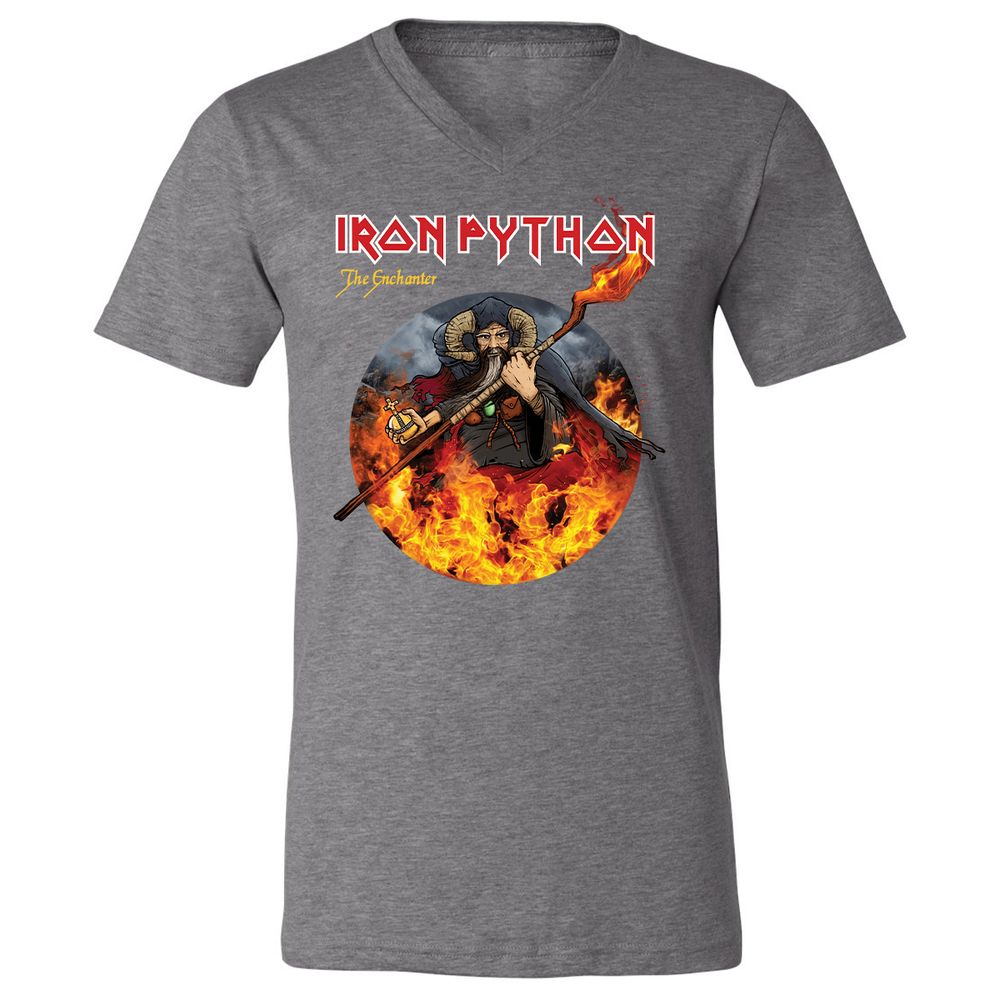 Unisex V-Neck T-Shirt - 2J3RTF5V - Deep Heather - 13