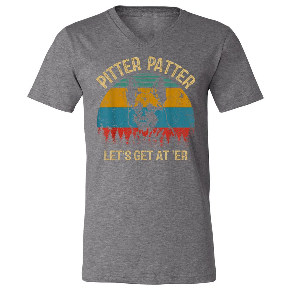 Unisex V-Neck T-Shirt - VYGLN8F2 - Deep Heather - 13
