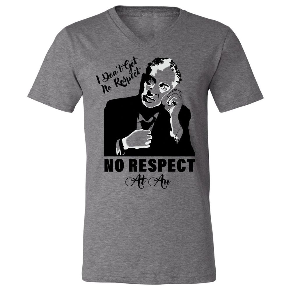 Unisex V-Neck T-Shirt - CRQJ9GZ1 - Deep Heather - 13