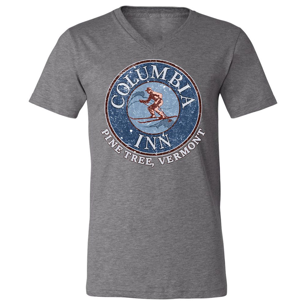 Unisex V-Neck T-Shirt - TWKWL3JX - Deep Heather - 13