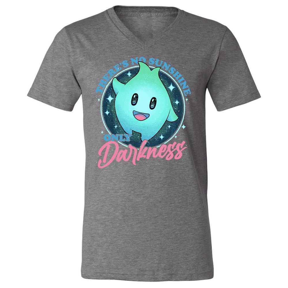 Unisex V-Neck T-Shirt - L6FCQWUF - Deep Heather - 13