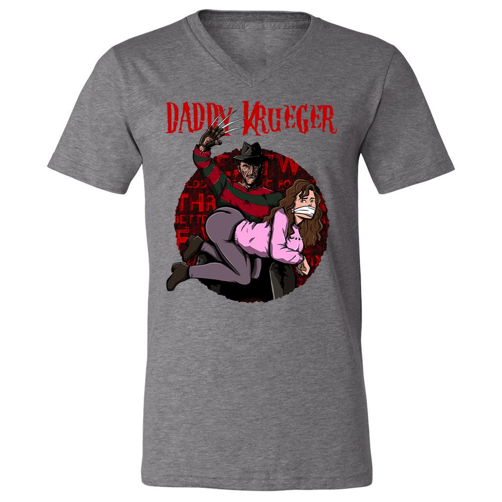 Unisex V-Neck T-Shirt - YPP7BFRF - Deep Heather - 13