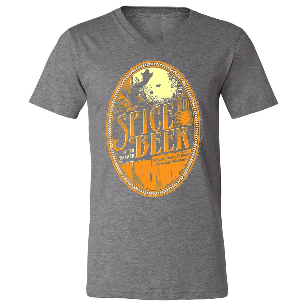 Unisex V-Neck T-Shirt - VQC13G12 - Deep Heather - 13
