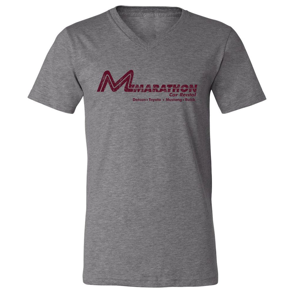 Unisex V-Neck T-Shirt - L6JBT89W - Deep Heather - 13