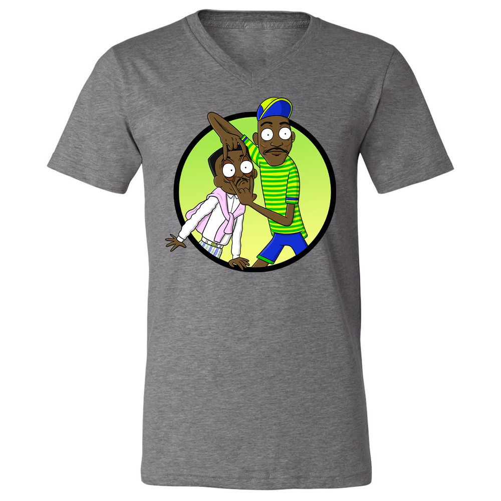 Unisex V-Neck T-Shirt - R871CSAD - Deep Heather - 13