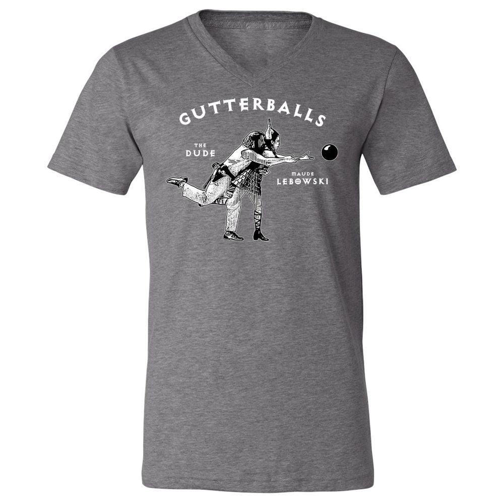 Unisex V-Neck T-Shirt - 9G7K5227 - Deep Heather - 13