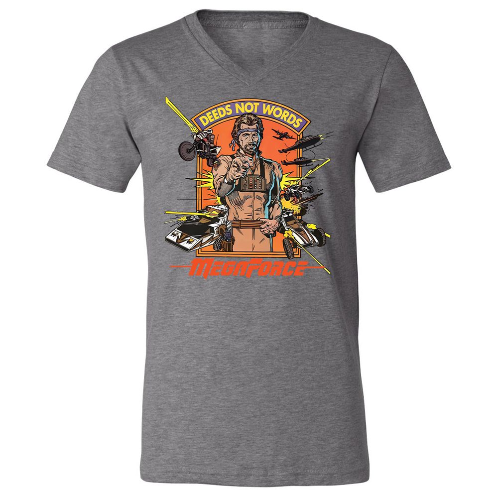 Unisex V-Neck T-Shirt - 5SYHEMW9 - Deep Heather - 13