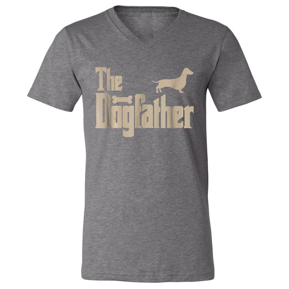 Unisex V-Neck T-Shirt - G9RL7C1B - Deep Heather - 13
