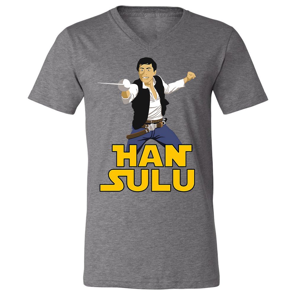 Unisex V-Neck T-Shirt - RSD75WNW - Deep Heather - 13