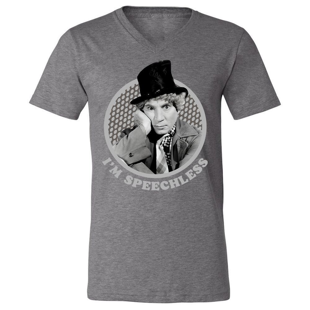 Unisex V-Neck T-Shirt - UAQAQ6A5 - Deep Heather - 13