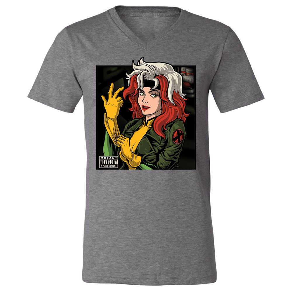 Unisex V-Neck T-Shirt - P4982FDN - Deep Heather - 13