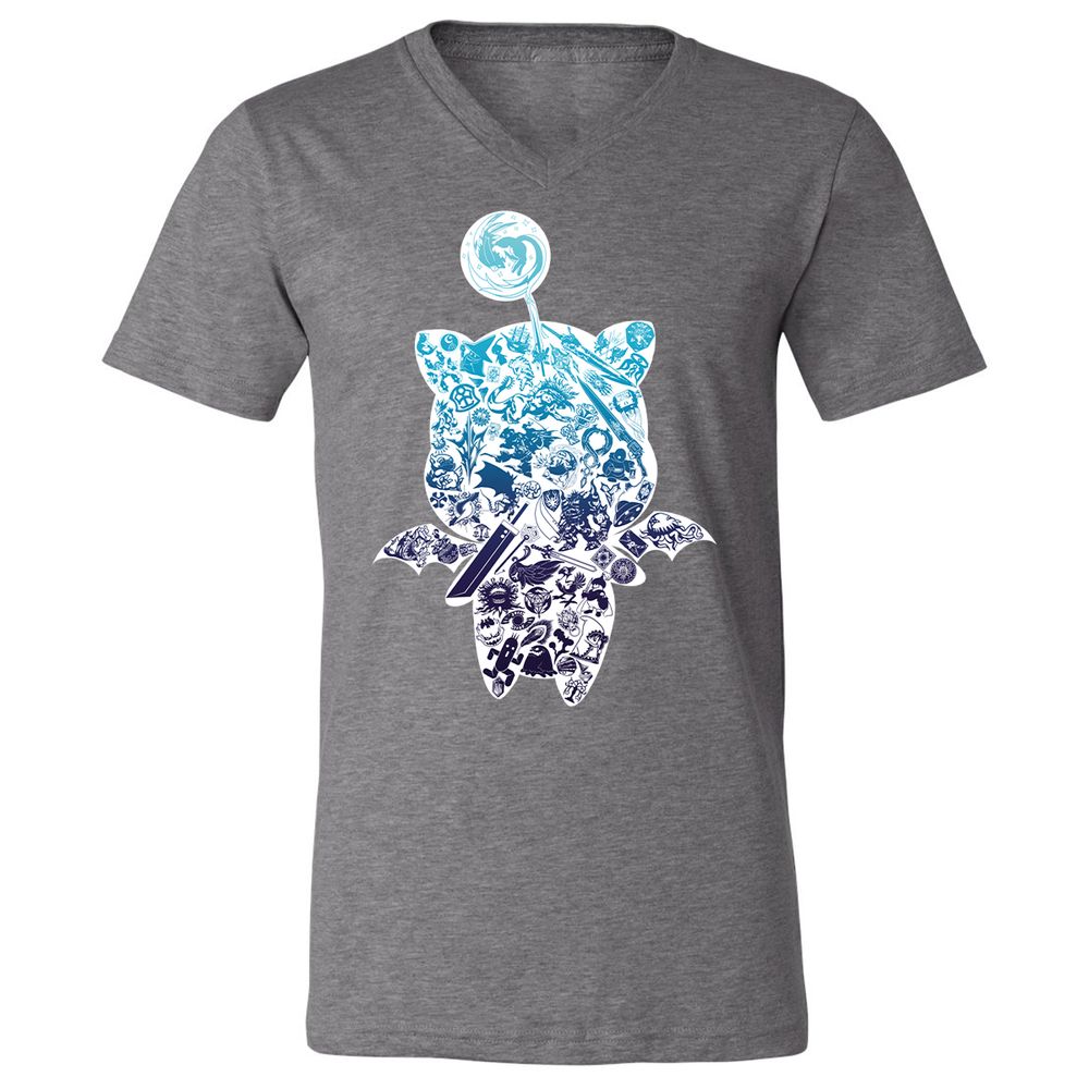 Unisex V-Neck T-Shirt - 427BNPML - Deep Heather - 13