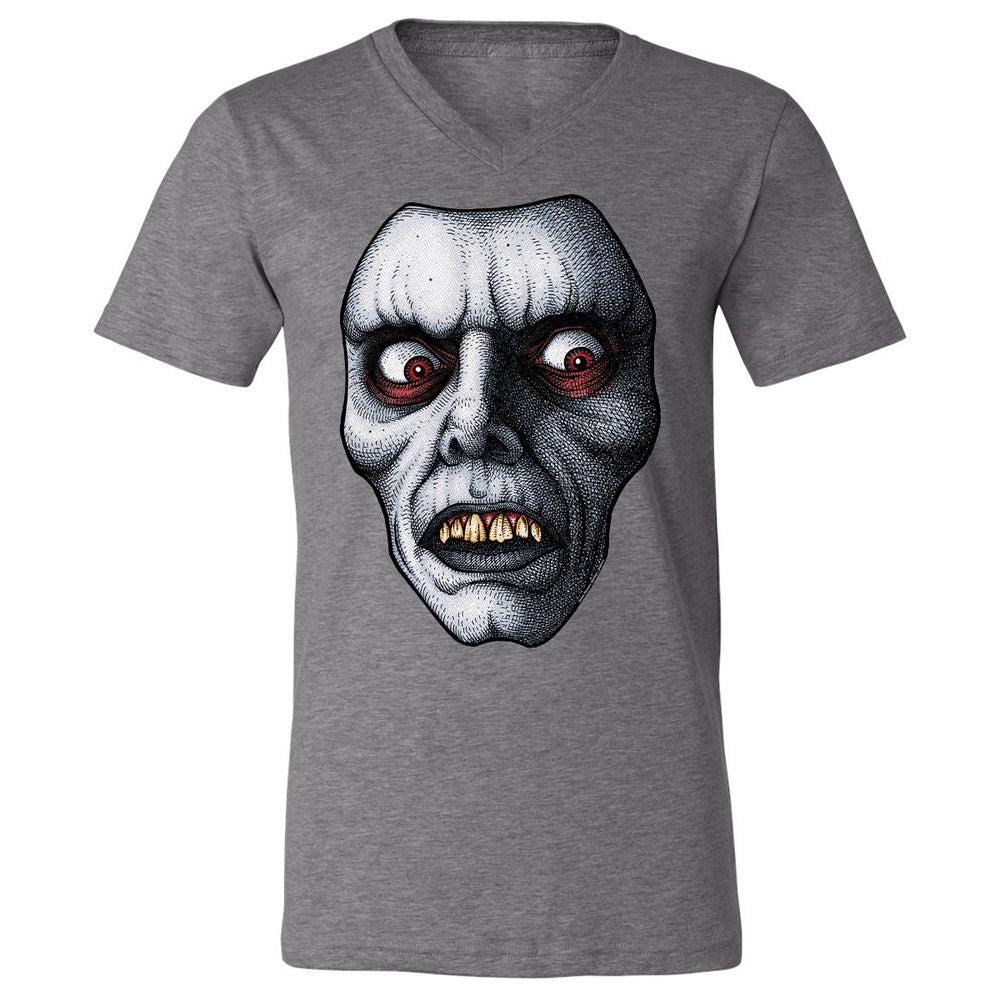 Unisex V-Neck T-Shirt - NY6AKWYW - Deep Heather - 13
