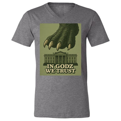 Unisex V-Neck T-Shirt - NJMADRS8 - Deep Heather - 13