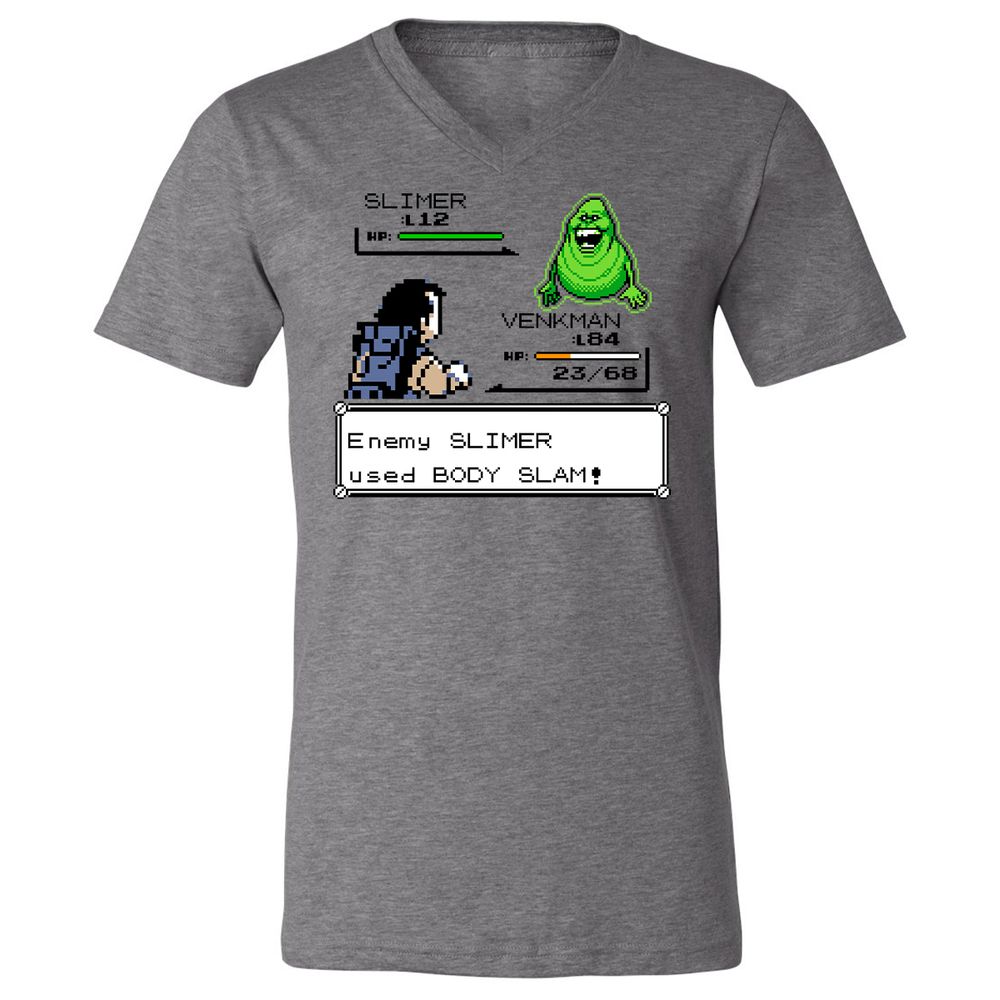 Unisex V-Neck T-Shirt - FZ83FH6R - Deep Heather - 13