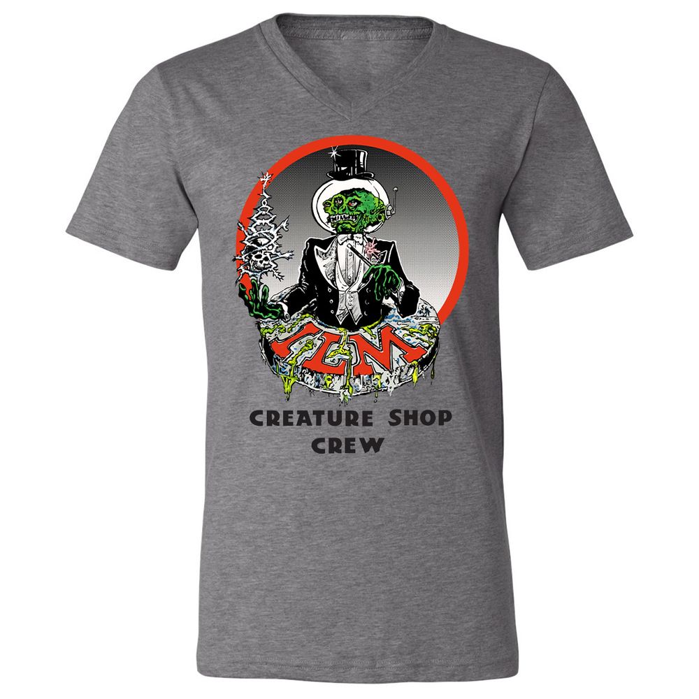 Unisex V-Neck T-Shirt - N8RYYYKM - Deep Heather - 13