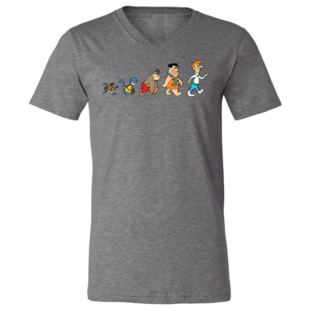 Unisex V-Neck T-Shirt - C8UVSXQA - Deep Heather - 13