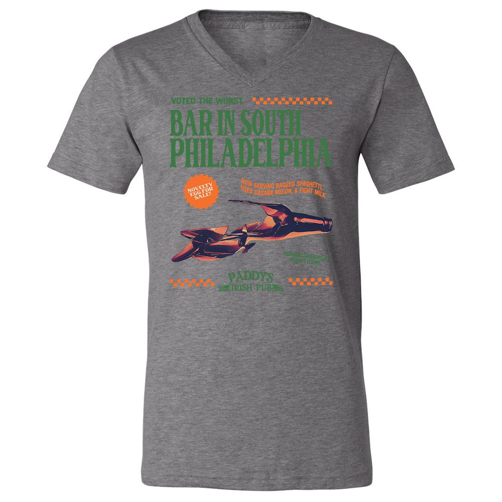 Unisex V-Neck T-Shirt - VDDTA4A1 - Deep Heather - 13