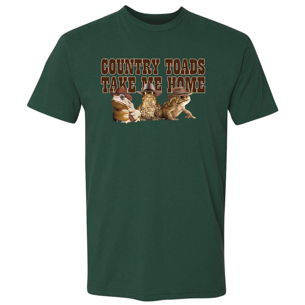 Country Toads Take Me Home - Forest Green - 13