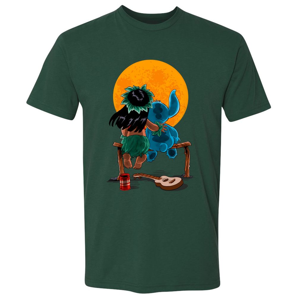 Premium Unisex T-Shirt - LWFZW471 - Forest Green - 13