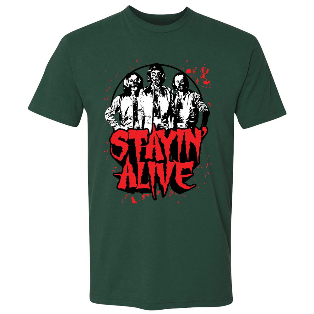 Bee Gees Stay Alive - Forest Green - 13
