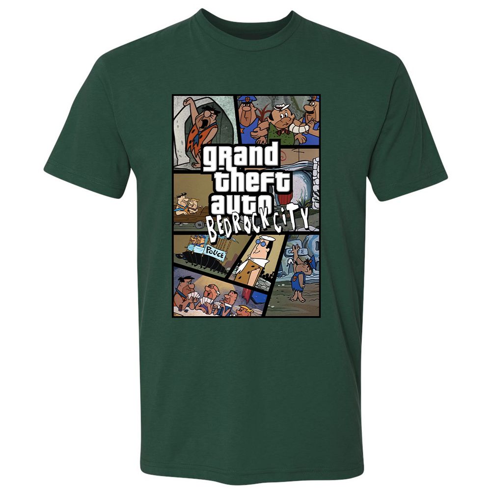 Premium Unisex T-Shirt - Black - Forest Green - 13
