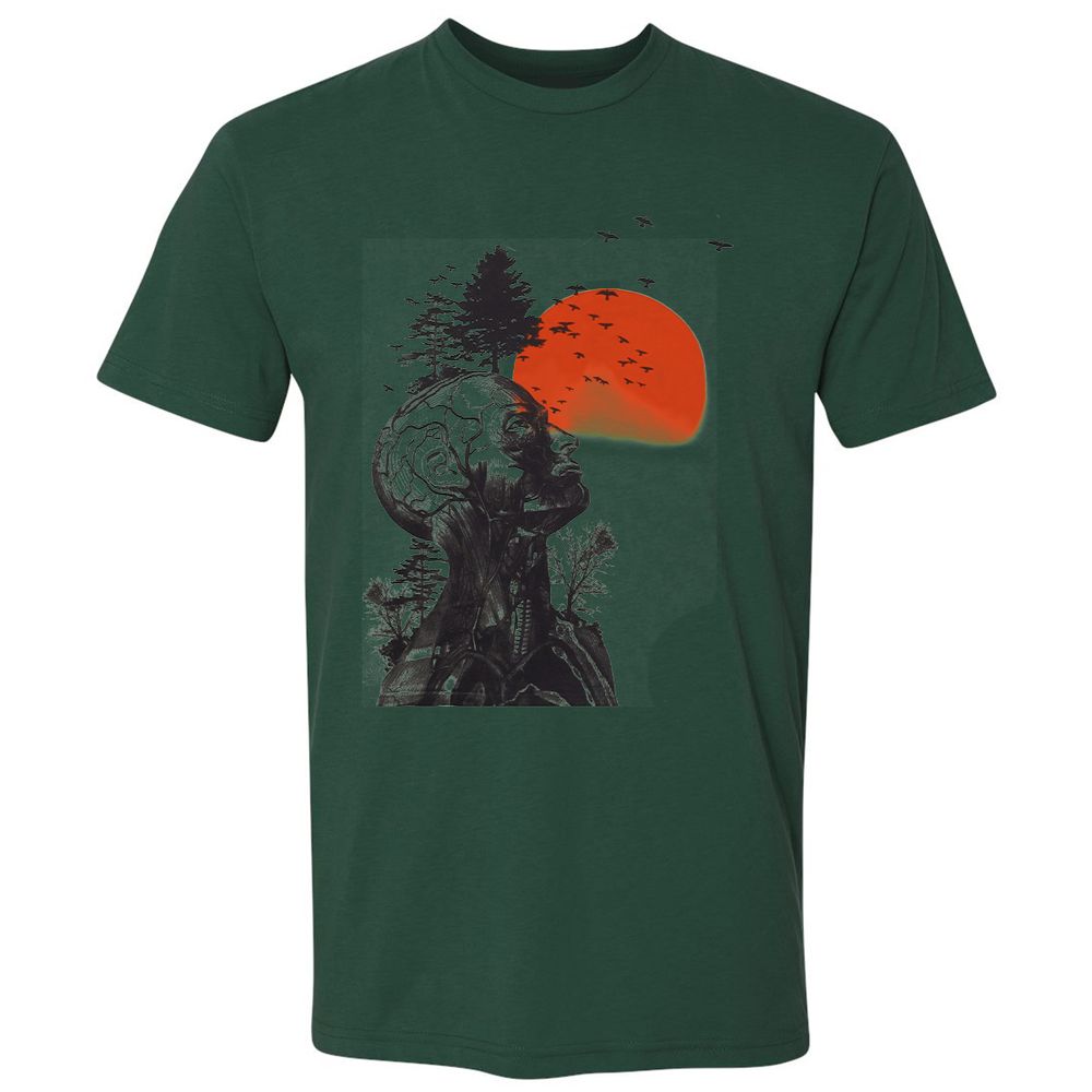 Premium Unisex T-Shirt - 1EX178QX - Forest Green - 13