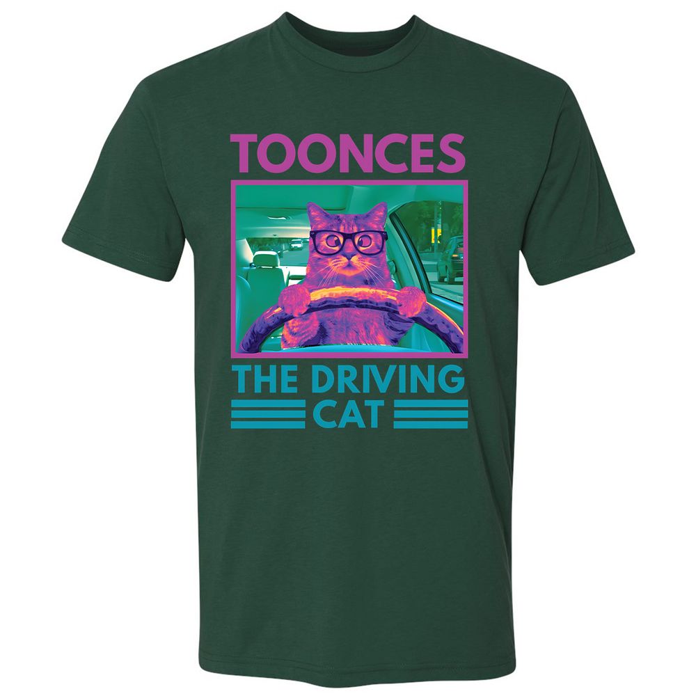 The Driving Cat - Forest Green - 13