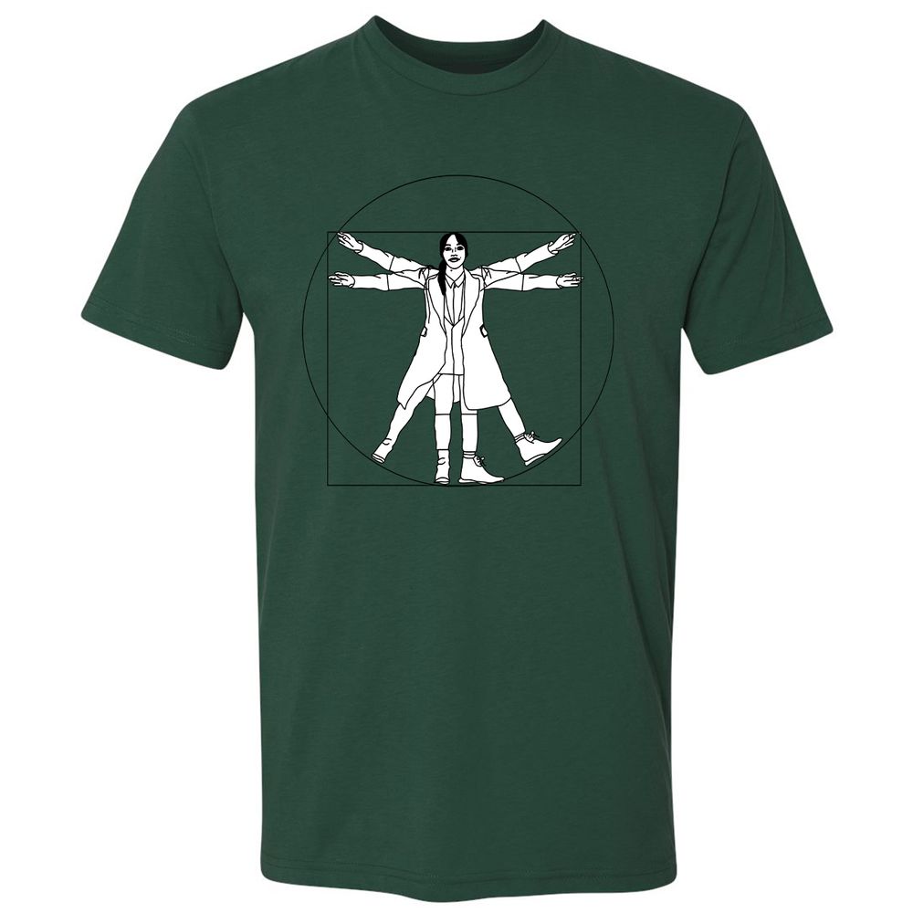 Vitruvian Philomena Cunk - Cunk on Earth - Forest Green - 13