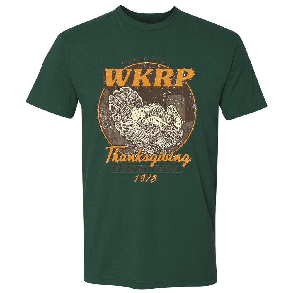 WKRP Turkey Drop - Forest Green - 13