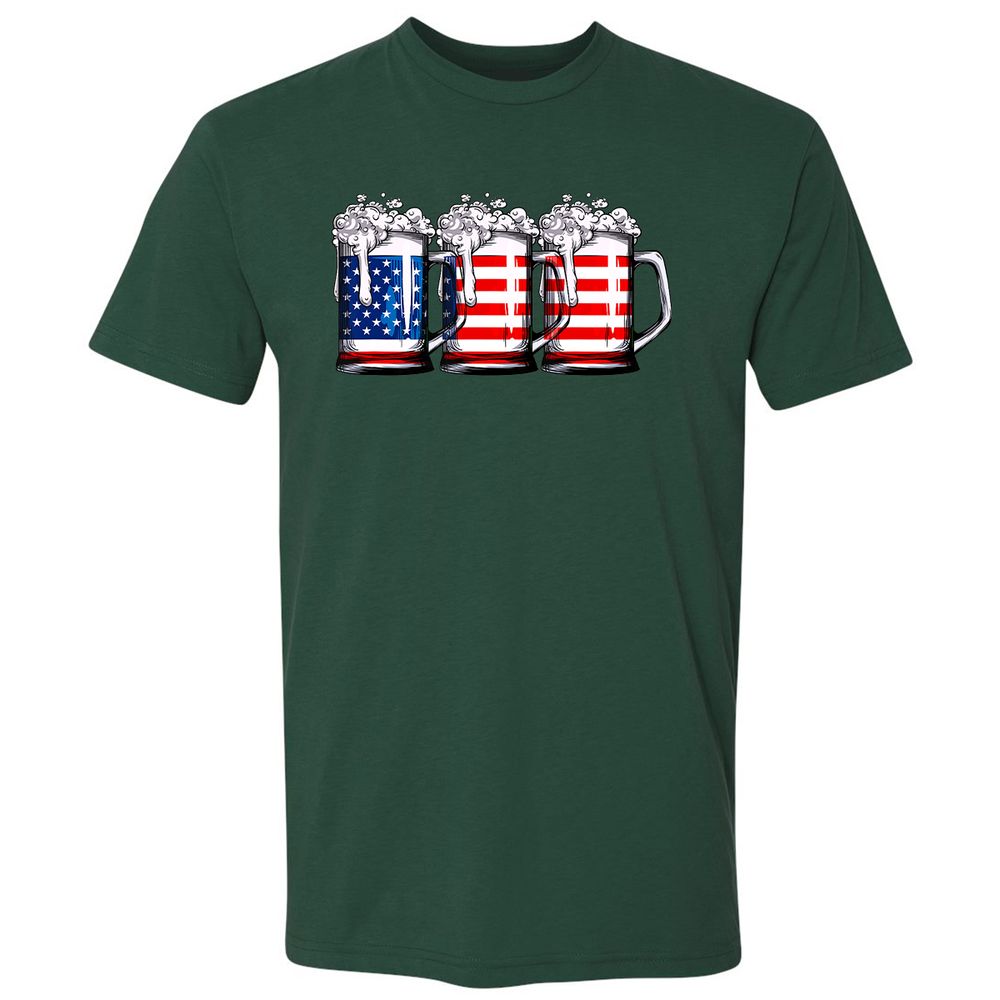 Premium Unisex T-Shirt - EBGF29W7 - Forest Green - 13