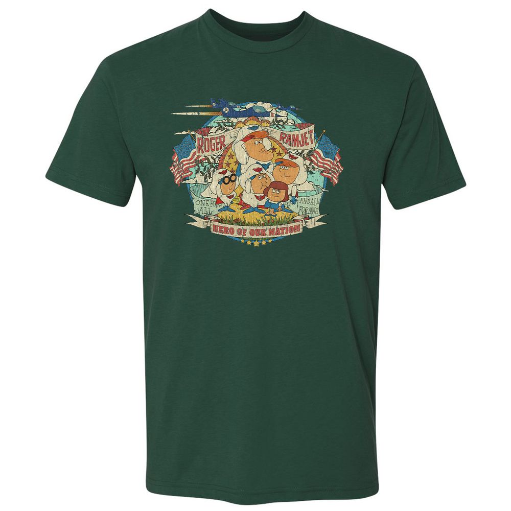 Vintage Style roger ramjet - Forest Green - 13
