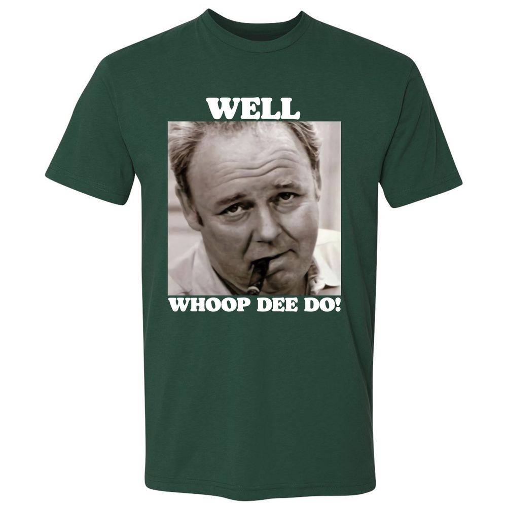 Funny 70s Tv Quote Whoop Dee Do - Forest Green - 13