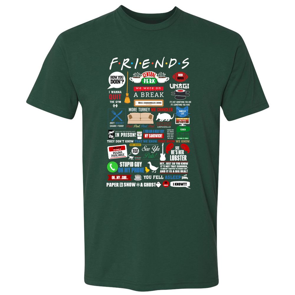 Premium Unisex T-Shirt - 4183WHJ3 - Forest Green - 13