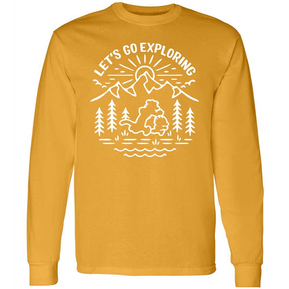 Long Sleeve T-Shirt - GAJEBL5Z - Gold - 13