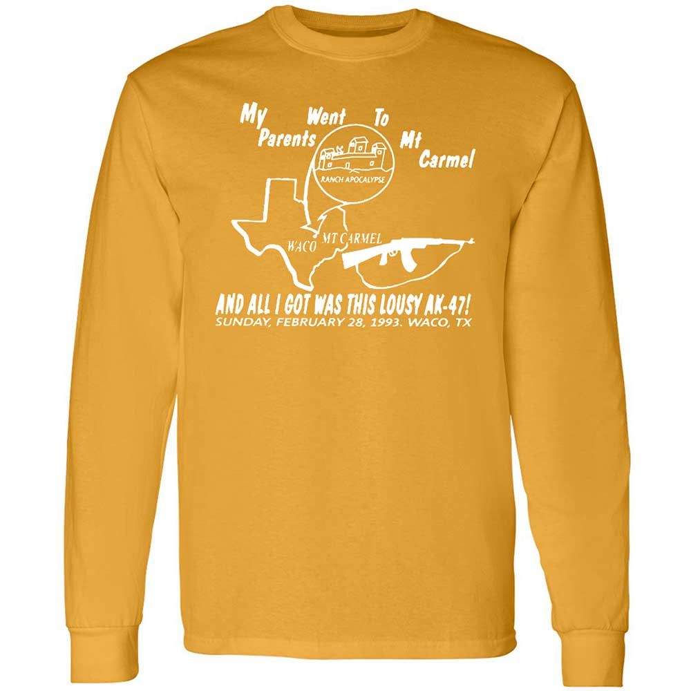 Long Sleeve T-Shirt - ZVXC6RHC - Gold - 13