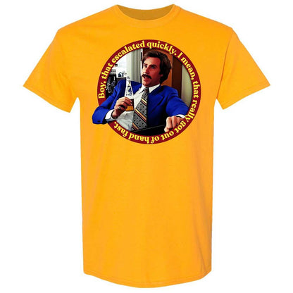 Classic Unisex T-Shirt - Q9J1EGS1 - Gold - 13