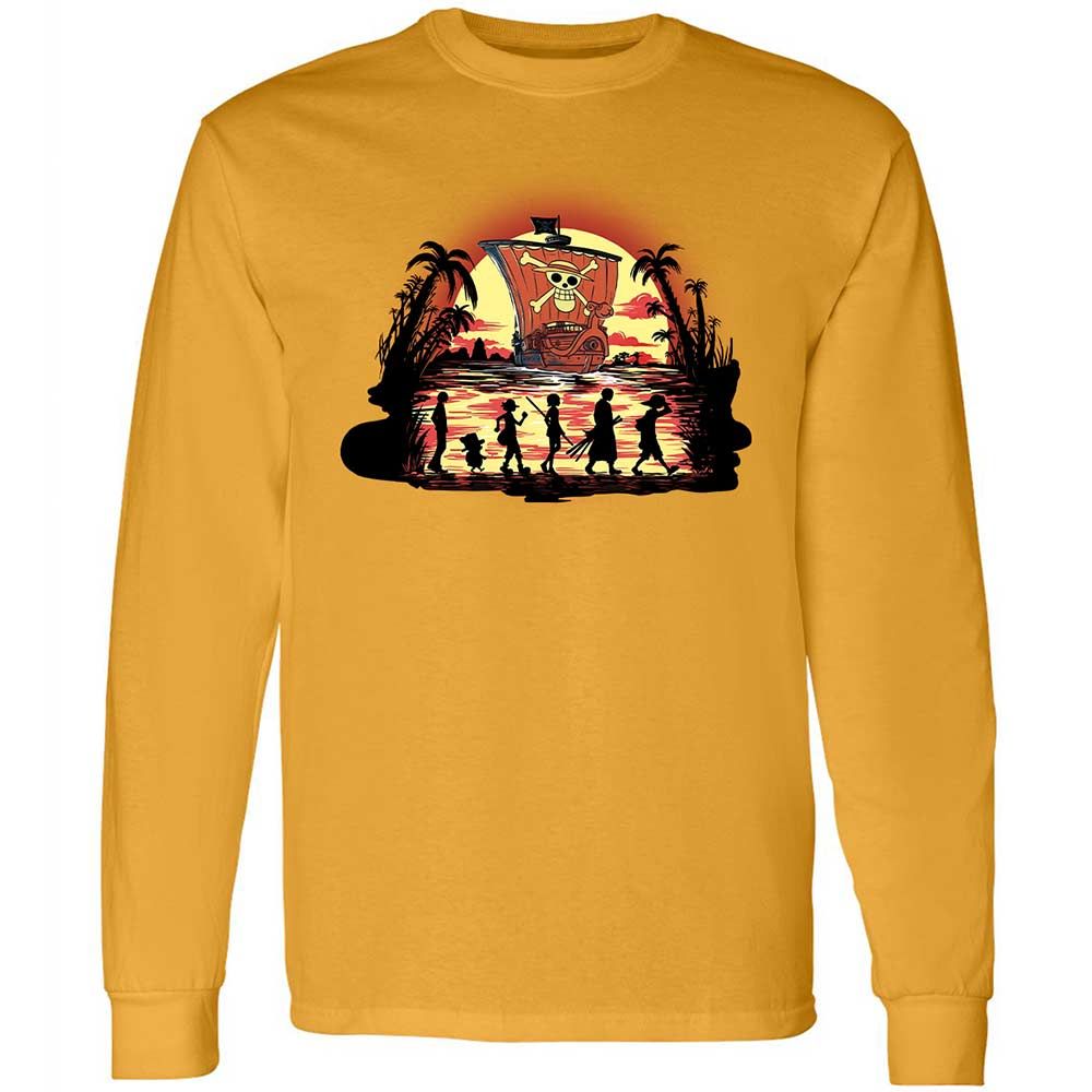 Long Sleeve T-Shirt - C1DKB4H2 - Gold - 13