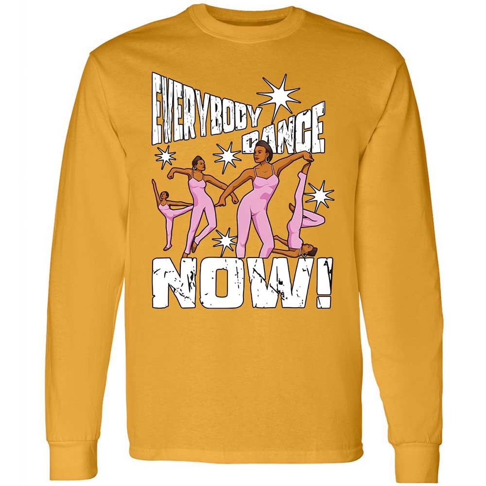 Long Sleeve T-Shirt - BKH5UZSN - Gold - 13