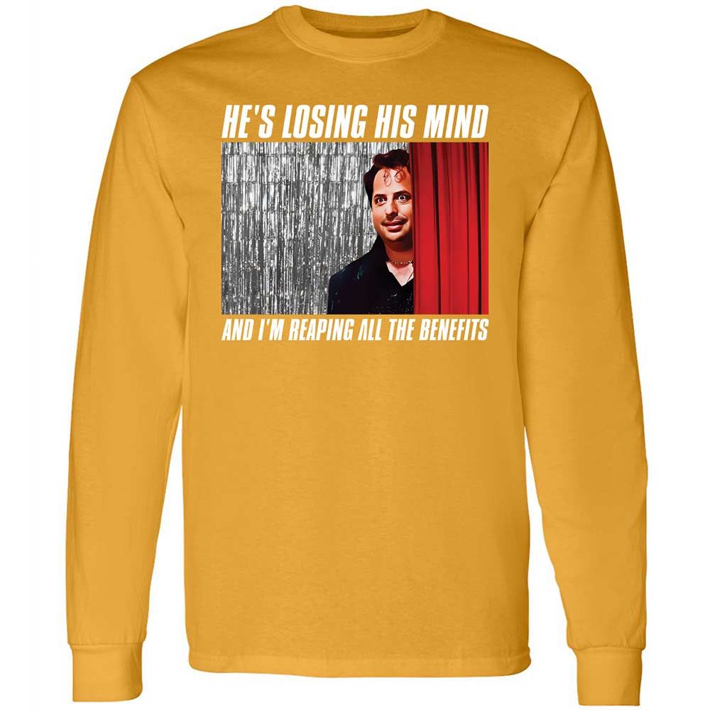 Long Sleeve T-Shirt - QQNU4QQ7 - Gold - 13