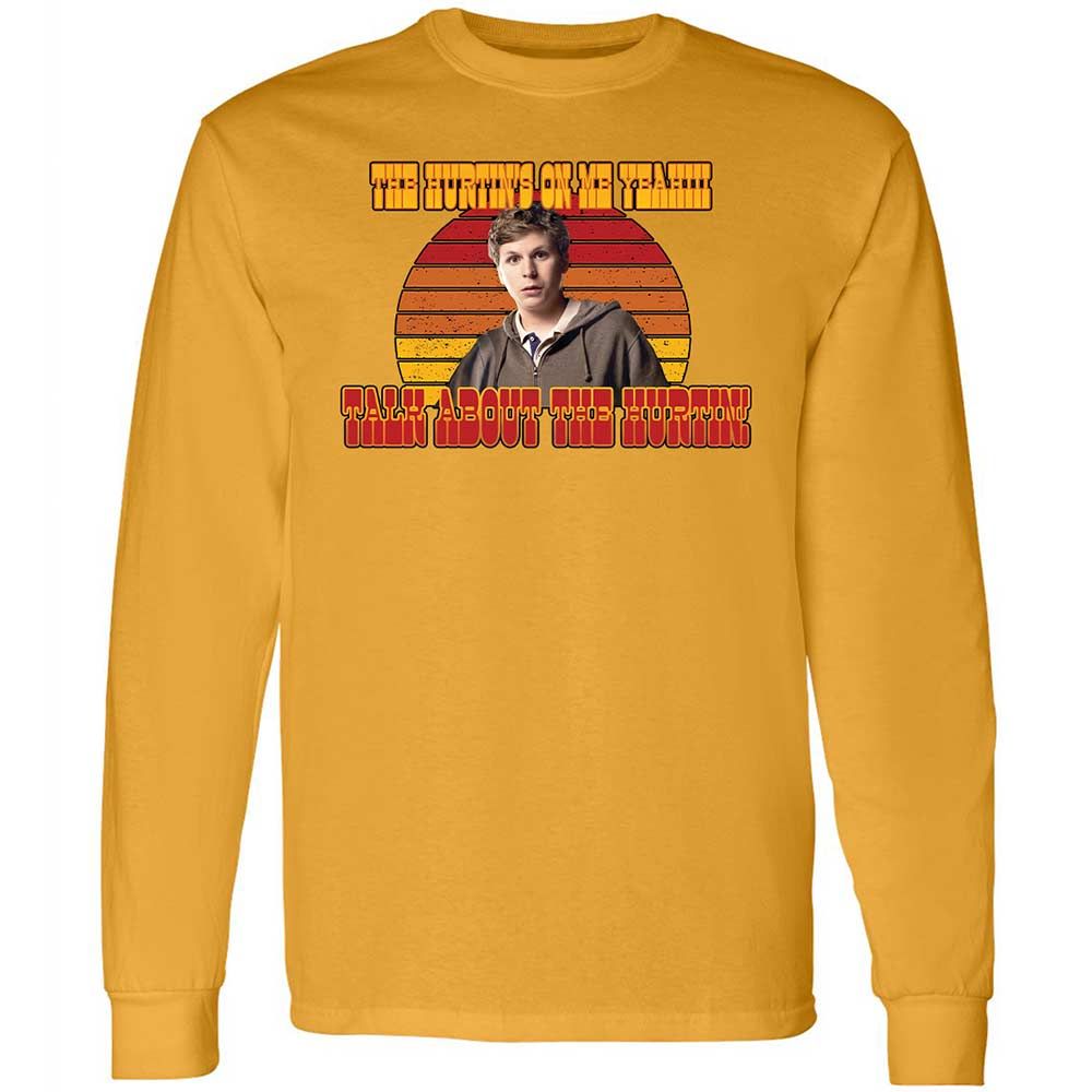 Long Sleeve T-Shirt - JWN83XKJ - Gold - 13