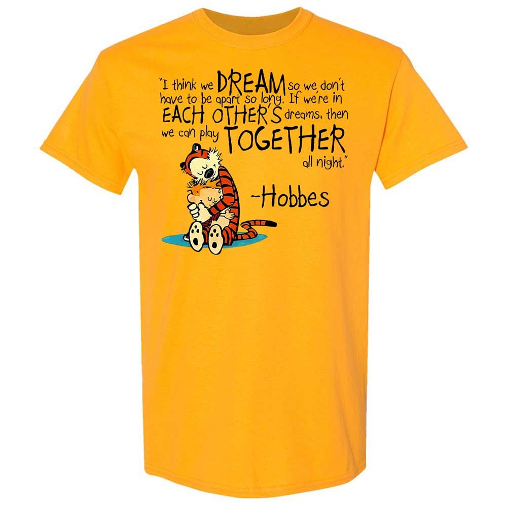 Calvin Hobbes Dreams - Gold - 13