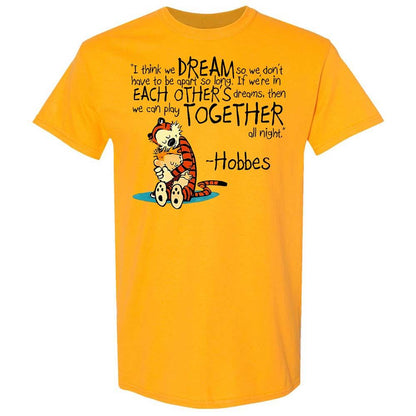 Calvin Hobbes Dreams - Gold - 13