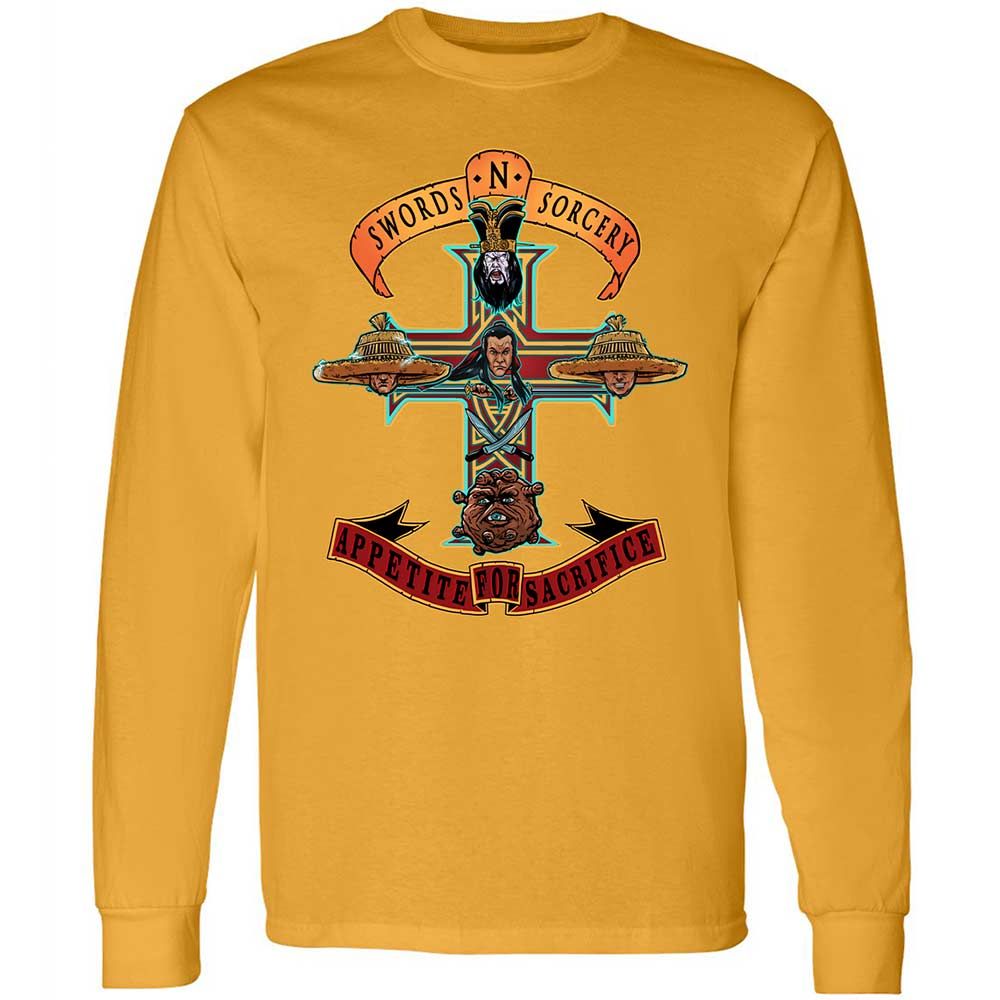Long Sleeve T-Shirt - HTFCZABX - Gold - 13