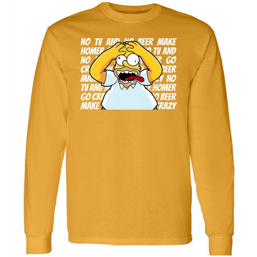 No TV and No Beer Make Homer Go Crazy - Gold - 13