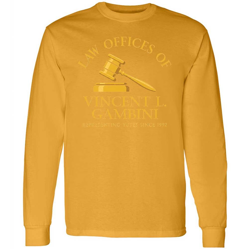 Long Sleeve T-Shirt - JKH3VU5W - Gold - 13