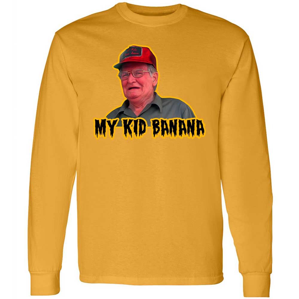 Long Sleeve T-Shirt - LPU2DUZ7 - Gold - 13